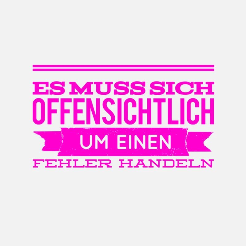 augenscheinlich ein Fehler