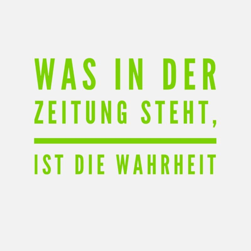 das was in der Zeitung steht