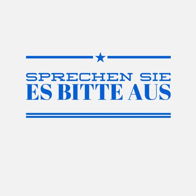 sagen sie es bitte