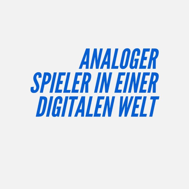 I'm an analog player