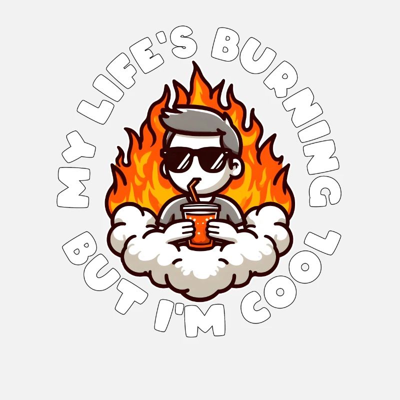 MA VIE BRÛLE MAIS JE SUIS COOL