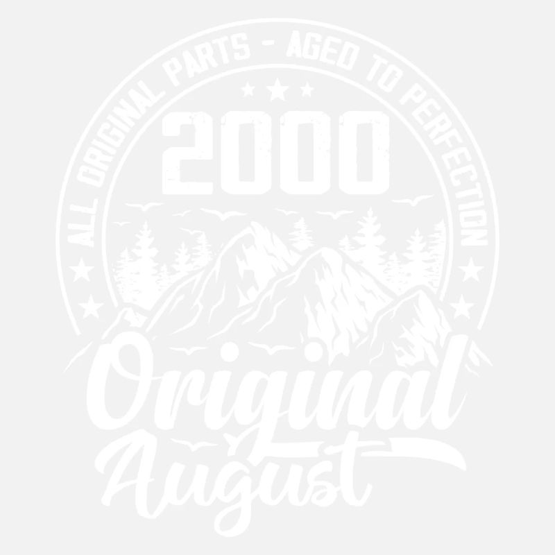 August 2000 Original:24 Years Birthday Gift