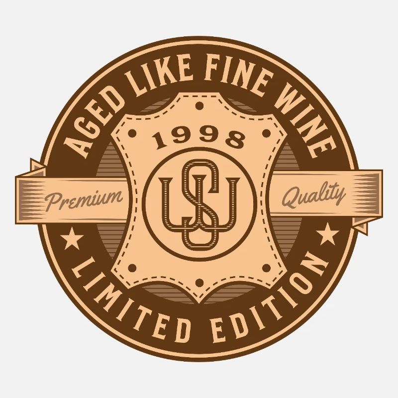 Aged Like Fine Wine 1998 Geburtstag Geschenkidee