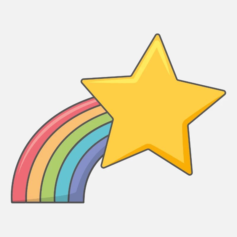 Sternschnuppe Regenbogen