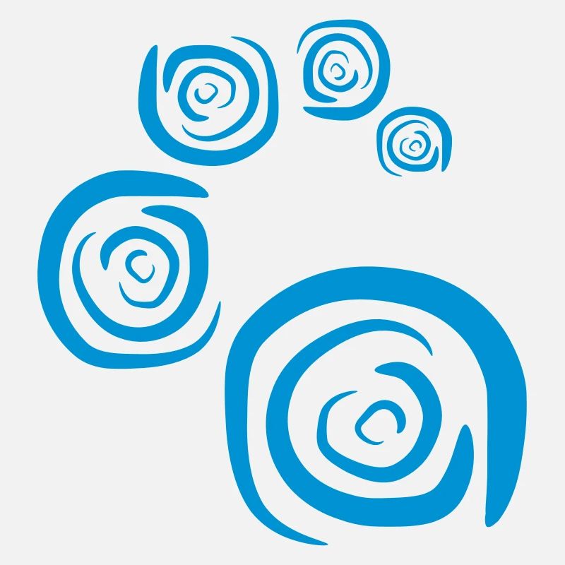 Vortex swirl spiral pattern water