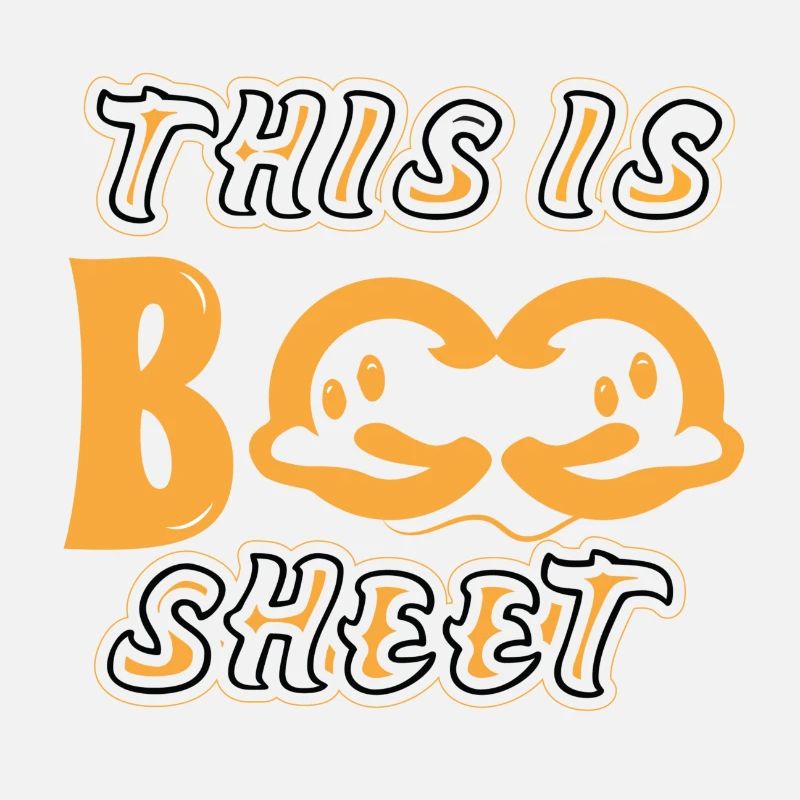 This Is Boo Sheet Ghost Retro Halloween Kostüm