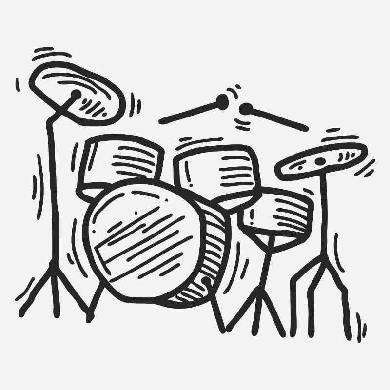 Batterie Drummer