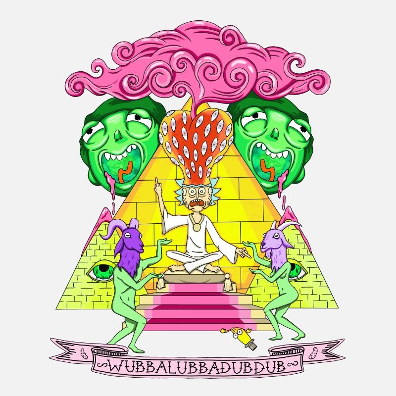 Rick Et Morty Pyramide Wubba Lubba Dub Dub