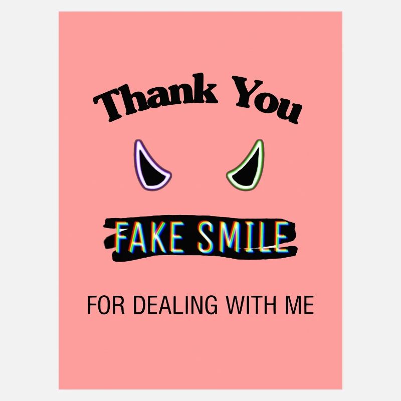 fake smile