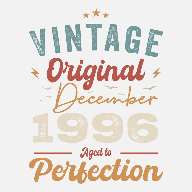 Anniversaire Vintage - Décembre 1996 - Idée cadeau