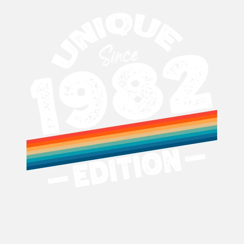 Unique seit 1982 Edition Geburtstag Vintage 1982