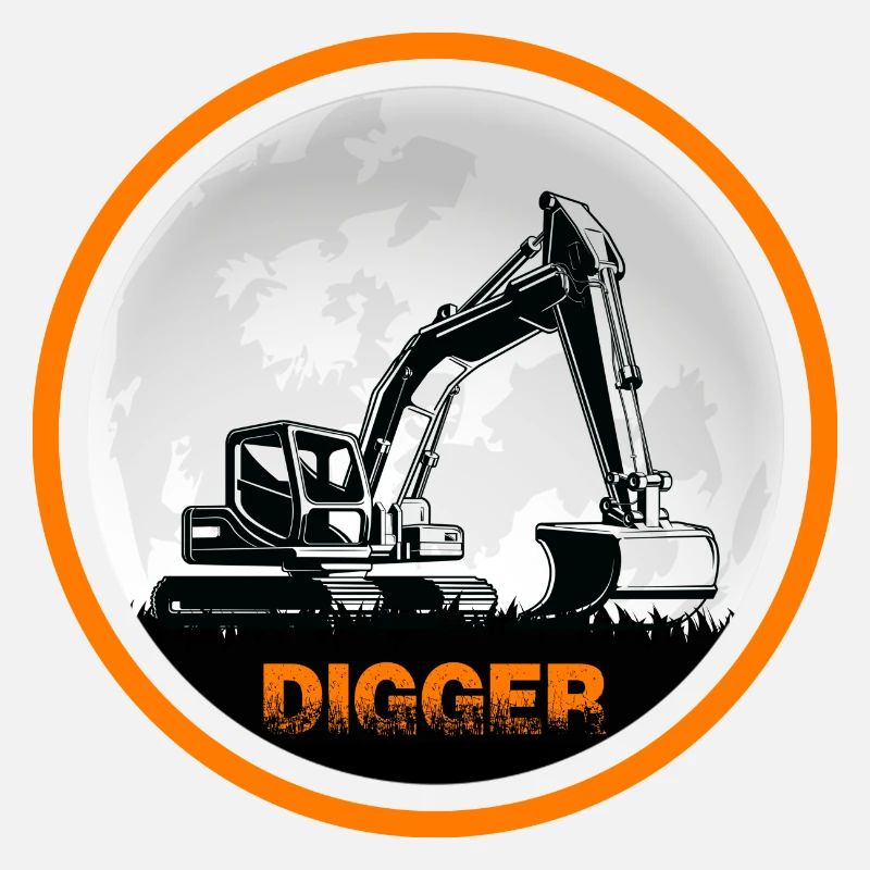 Baggerfahrer Bagger "Digger" Baggerschaufel