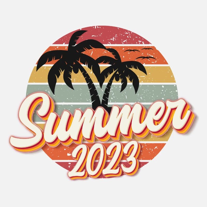 Summer 2023 Palm Trees Beach| Summer Vacation