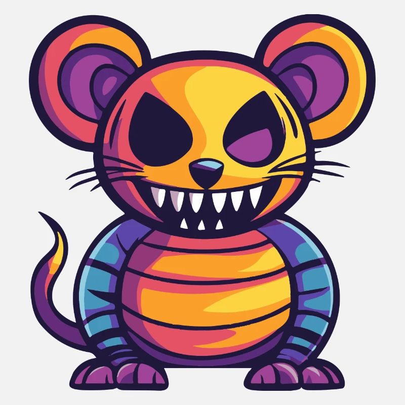 Mouse Halloween Comic Funny