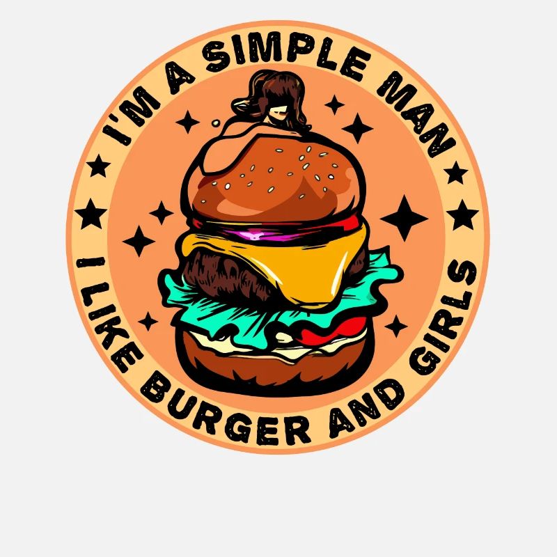 Burger Cheeseburger love - simple man