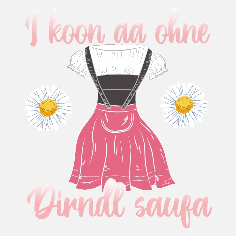 Costume bavarois I kaan aa sans dirndl saufa