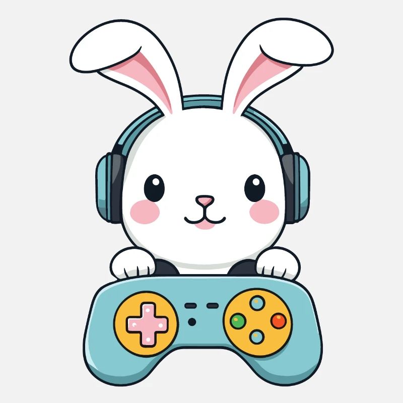 Easter Bunny Gamer Iconic Easter Gaming