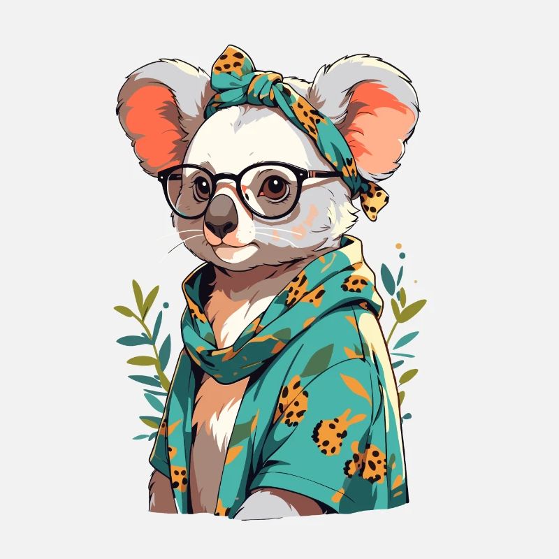 Lustige Koala Mutti Niedliche Mama Koalabär Liebe