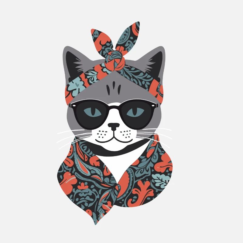 Niedliche Katzenmama Katzenliebhaber Mutti Stil