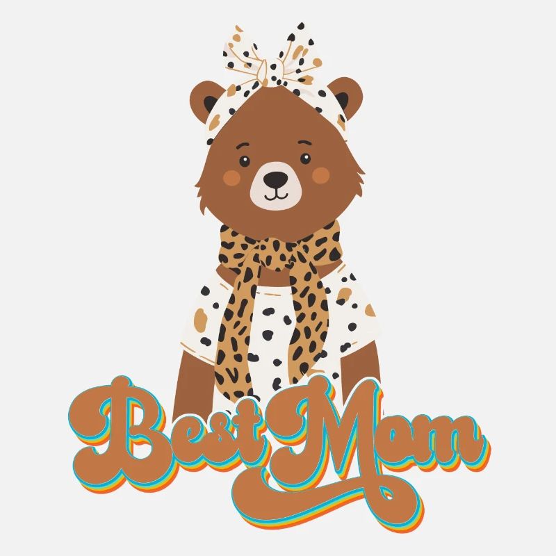 Meilleure maman drôle maman ours mère ours design