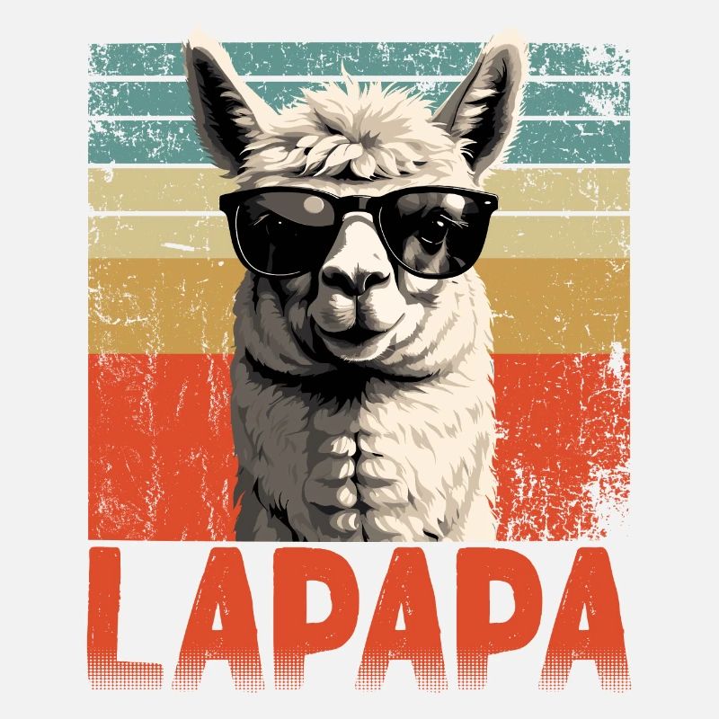 Lapapa Drôle Lama Papa Style Parfait