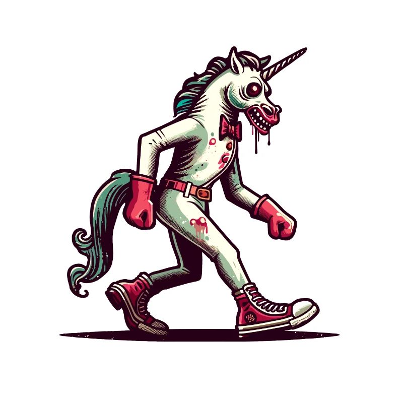 Zombie Einhorn Undead Mystical Creature