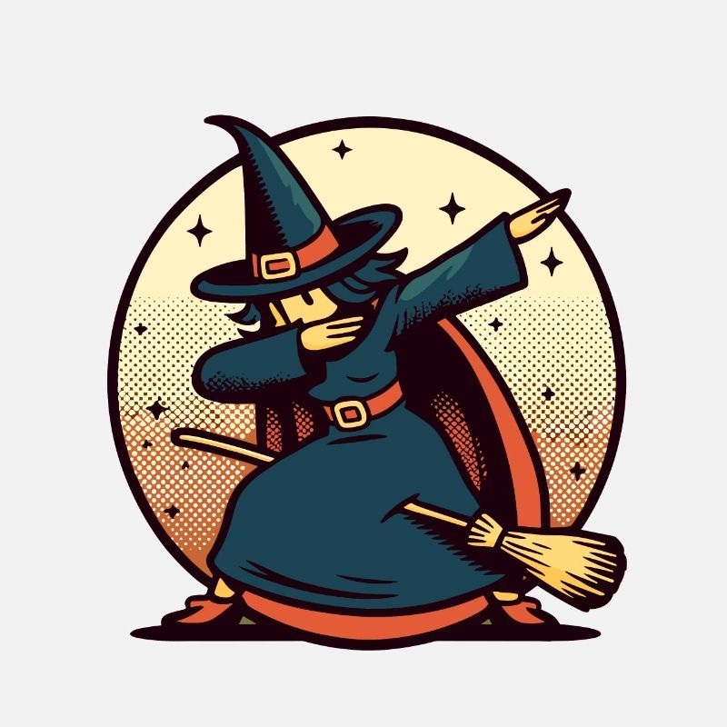 Dabbing Witch Dabbing Witches Design Halloween