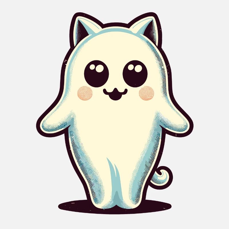 Cute Ghosts Cat Kawaii Ghost Pet
