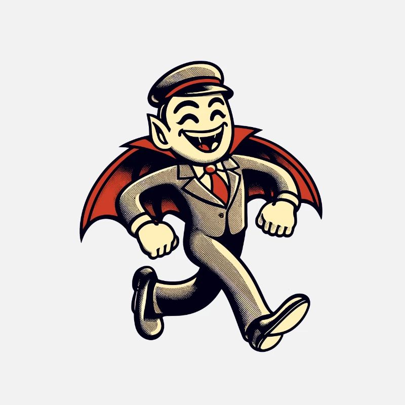 Rétro Vintage Style Halloween Vampire Costume Décoration
