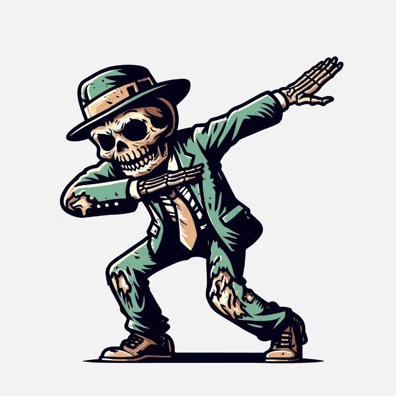 Dabbender Zombie Lustiges Dabbing Design