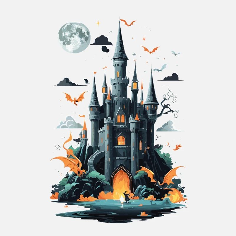 Spooky Haunted Castle Magical Haunted Castle