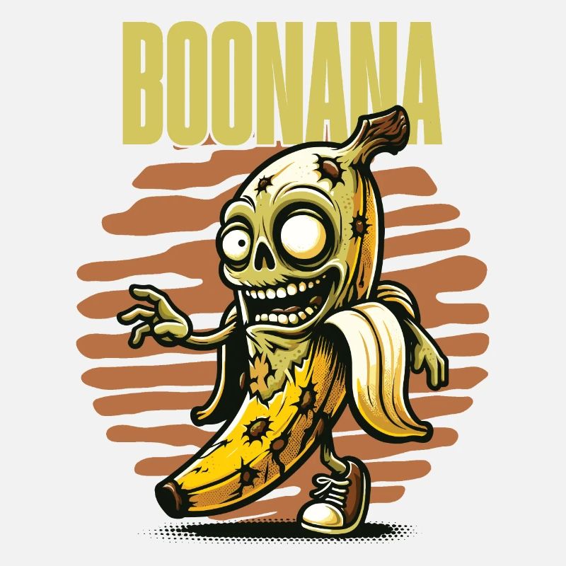 Drôle Banane Zombie Boonana Décoration d’Halloween