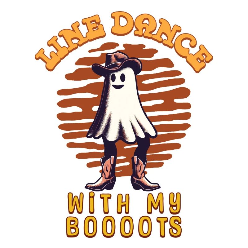 Cowboy With Boots Line Dance Ghost