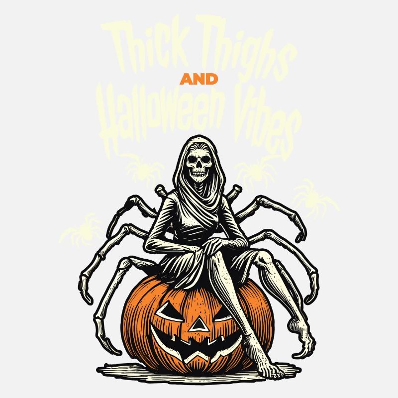 Funny Halloween With Thick Thigh