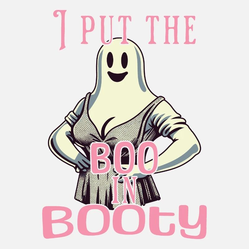 lustiges Retro Gespenst Design boo in Booty Spruch