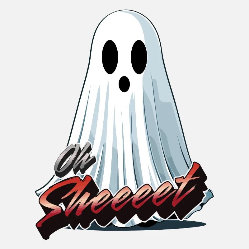 Oh Sheet Ghost Drôle Halloween Fun