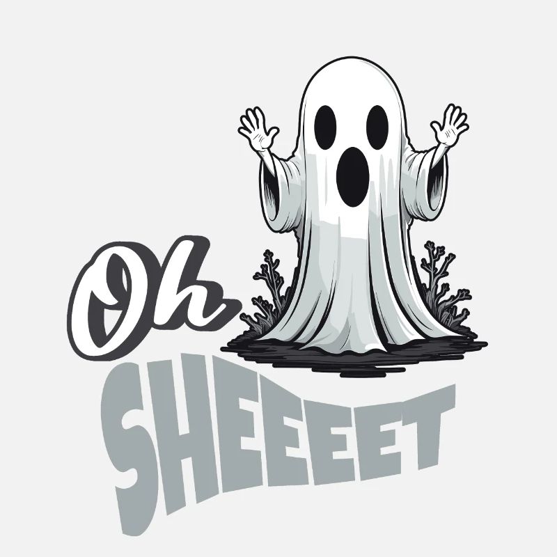 Drôle Halloween Oh Sheet Ghost