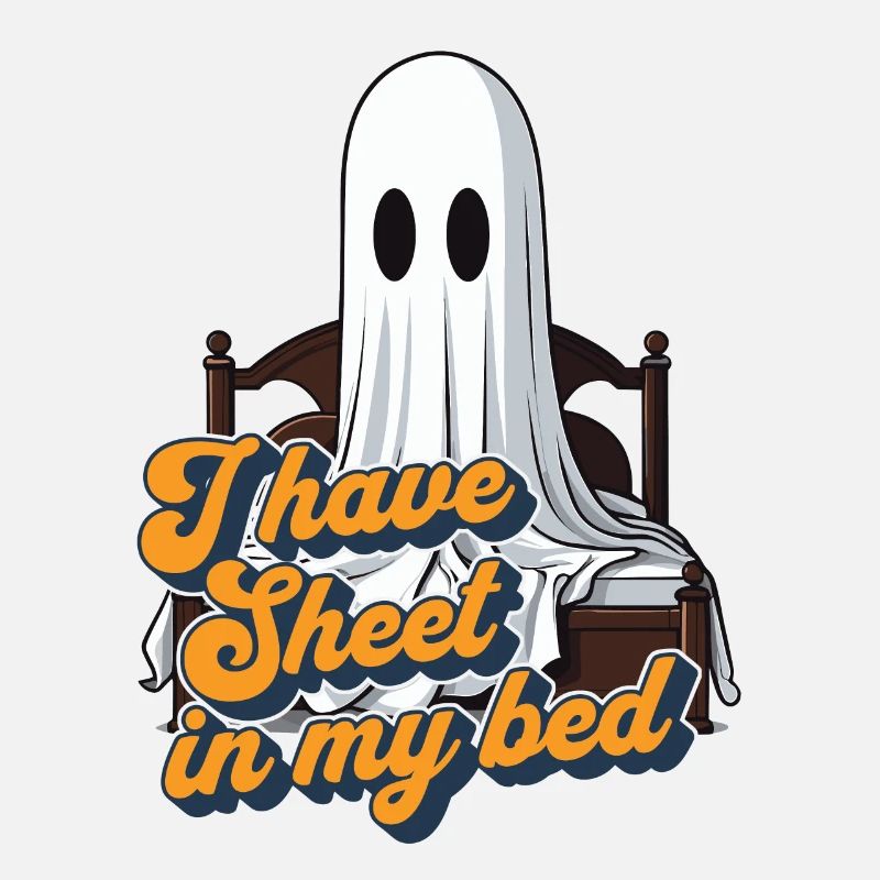 Drap d’Halloween au lit drôle de dicton