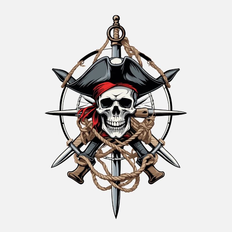 Drôle de Pirate Tenue Jolly Roger Design