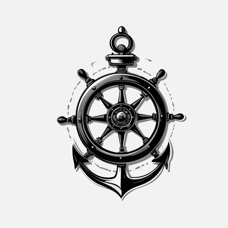 Conception du volant et de l’ancre maritime