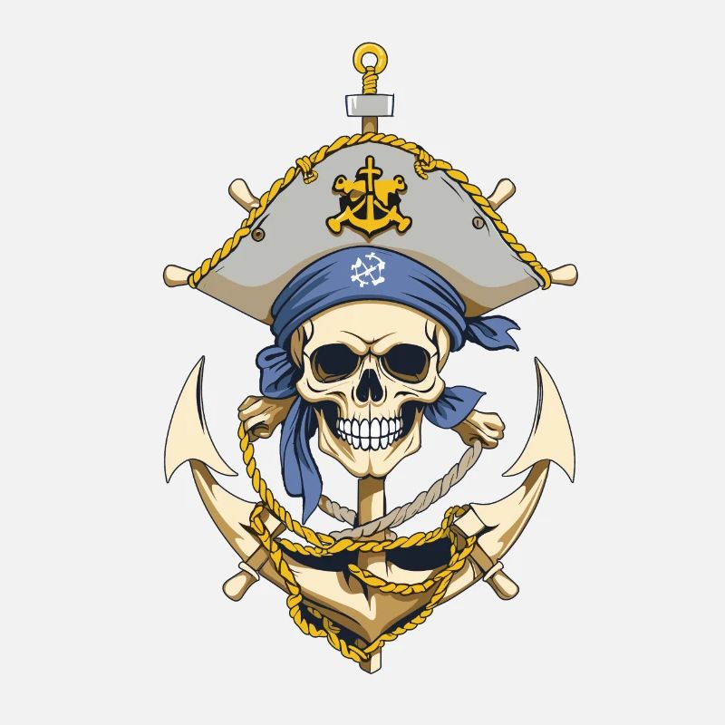 Drôle de Pirate Tenue Jolly Roger Design