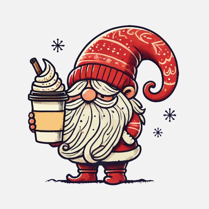 Gnome de Noël Café Plaisir Gnome
