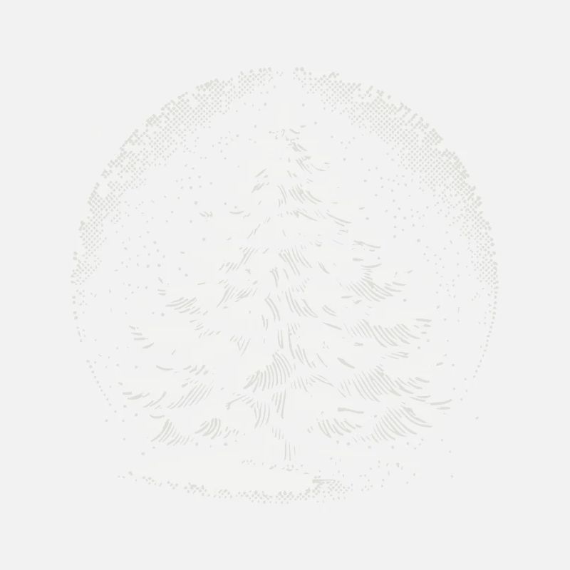 Atmospheric Christmas Tree Artwork