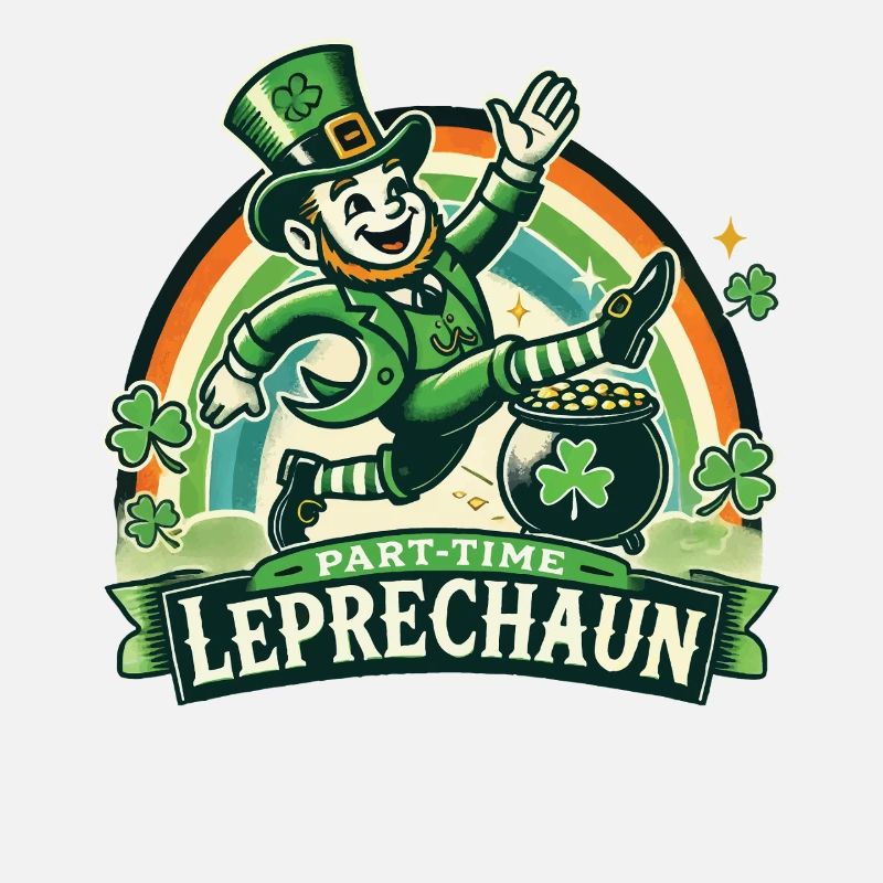 Leprechaun à temps partiel de la Saint-Patrick