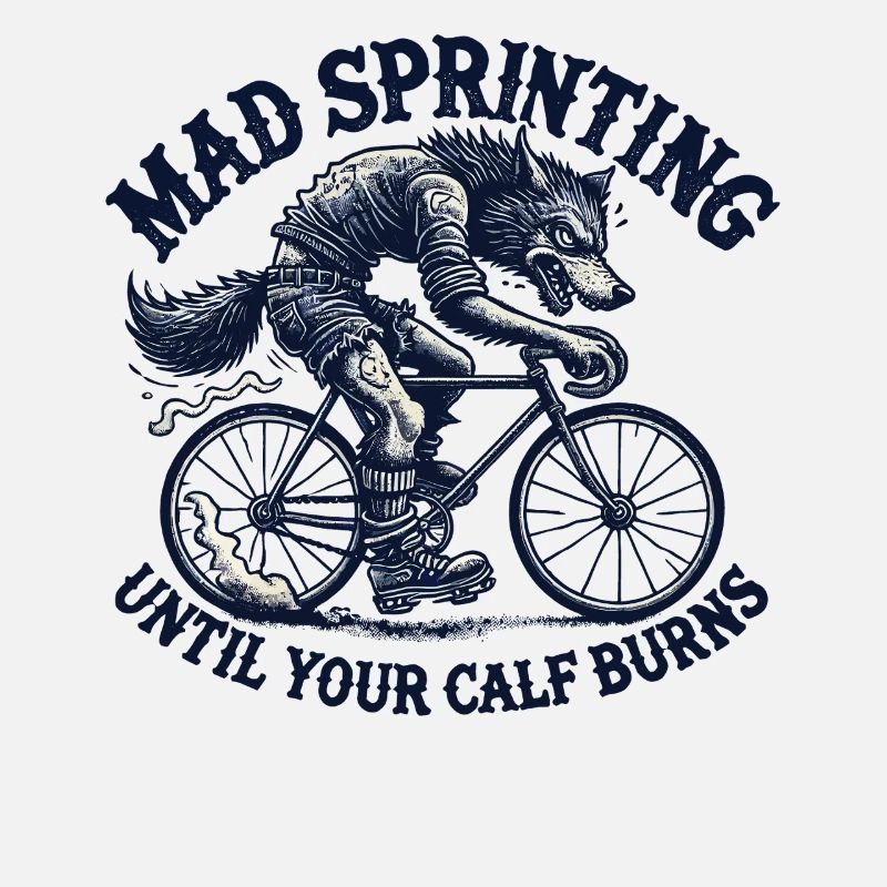 Bicycle Mad Sprinting Until Your Calf Burns