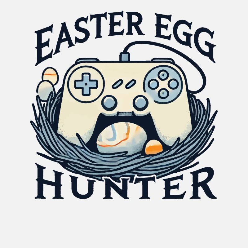 Easter Egg Hunter Gaming Controller Art