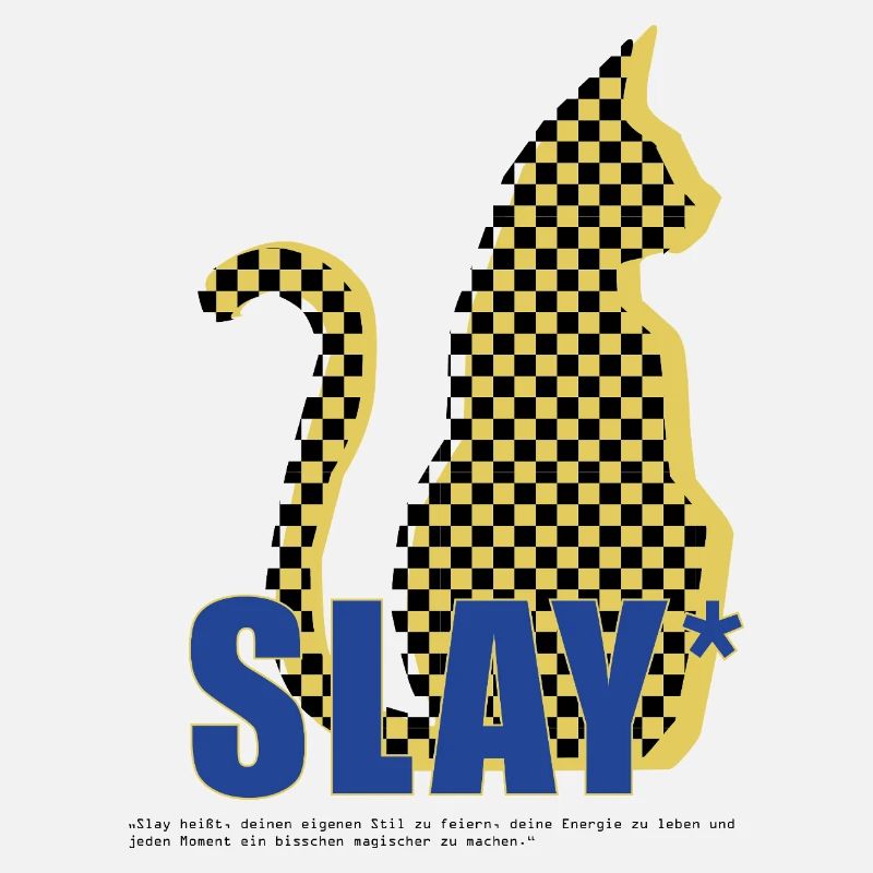 Slay Katze Checker Silhouette