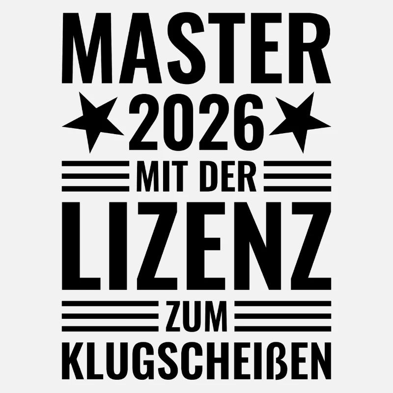 Master 2026 mit der Lizenz zum Klugscheißen