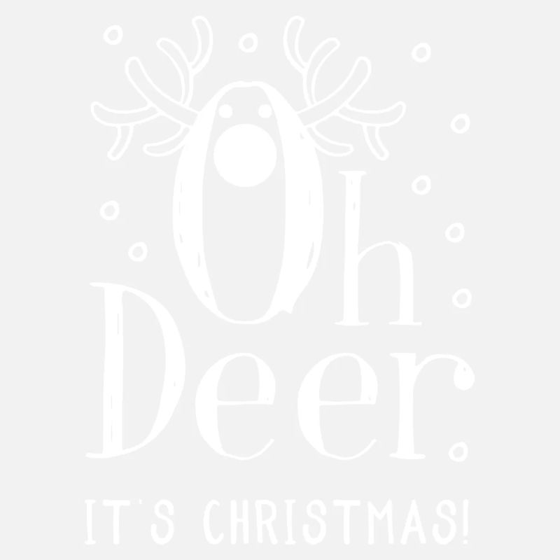 Oh Deer It s Chritsmas - Noël des rennes
