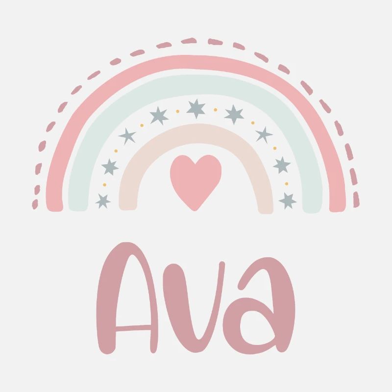 Ava Name Rainbow